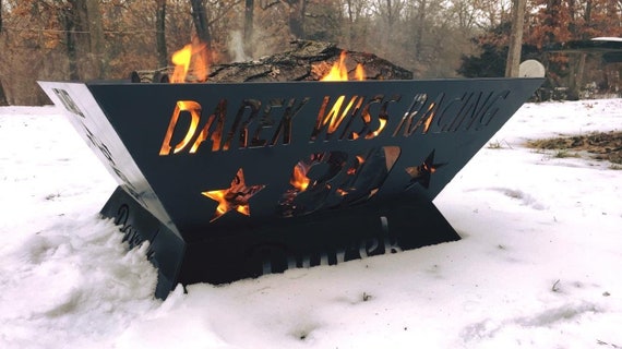 Custom Metal Art Fire Pit Etsy