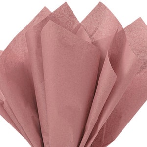 Rose Gold Solid Color Gift Wrap Tissue Paper- 24 Sheets 20" BY 30"