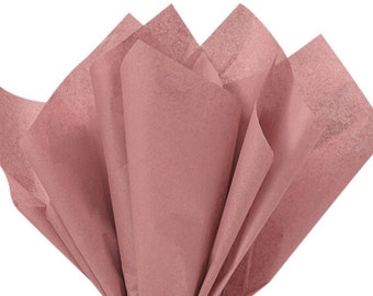 Rose Gold Solid Color Gift Wrap Tissue Paper- 24 Sheets 20" BY 30"