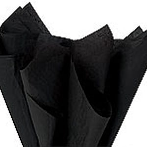 Solid Colored Gift Wrap - Black