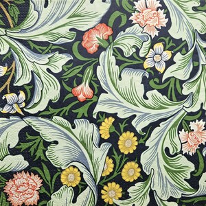 2 stuks papieren servetten voor decoupagekunst | Papierkunst | Groene bladeren Bloemen Botanisch behang ornament Servetten voor kunstprojecten D071