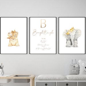 Presente personalizado batismo feito sob encomenda | Impressões de arte para decoração de berçário de batizado de menino ou menina | Ideias para Dedicação | Escritura Versículos Bíblicos