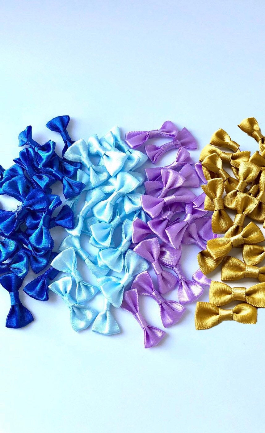 Mini Gift Bowsbows for Cardsmini Bows for Craftsself Etsy