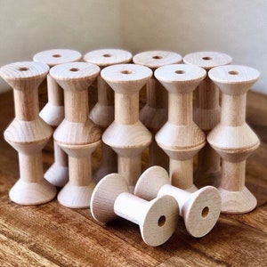 Hard Wood Spools,Ribbon Holder,Ribbon Storage,Wooden Toys,Empty Spools,Spools for Storage,Wood Bobbins,Wood Bobbin Spools,Wooden Spools