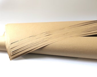 10 braune Kraftpapier-Bogen aus Recyclingpapier
