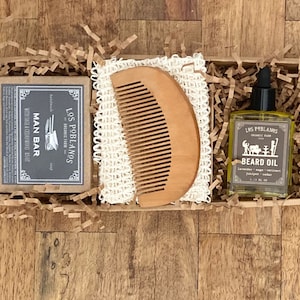 Beard Gift Set - Beard Oil - Beard Comb - Beard Care Kit - Gift for Men