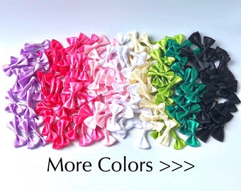 Mini Satin Self Adhesive Bows, Craft Embellishments