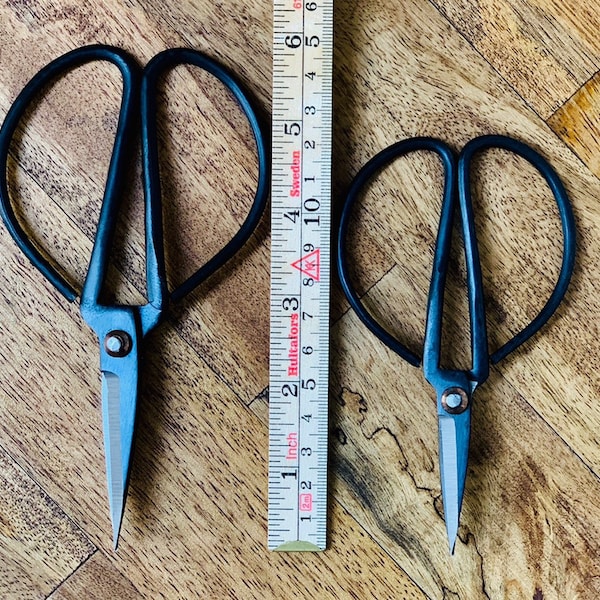 Vintage Finish Scissors Black,Stocking Stuffer for Men,Bonsai Cutting,Scissors,Garden Shears,Garden Scissors,Gifts for Men,Bonsai Shears