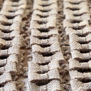 Mini Burlap Bows - Small Burlap Bow Tie -  Burlap Bow for Gift