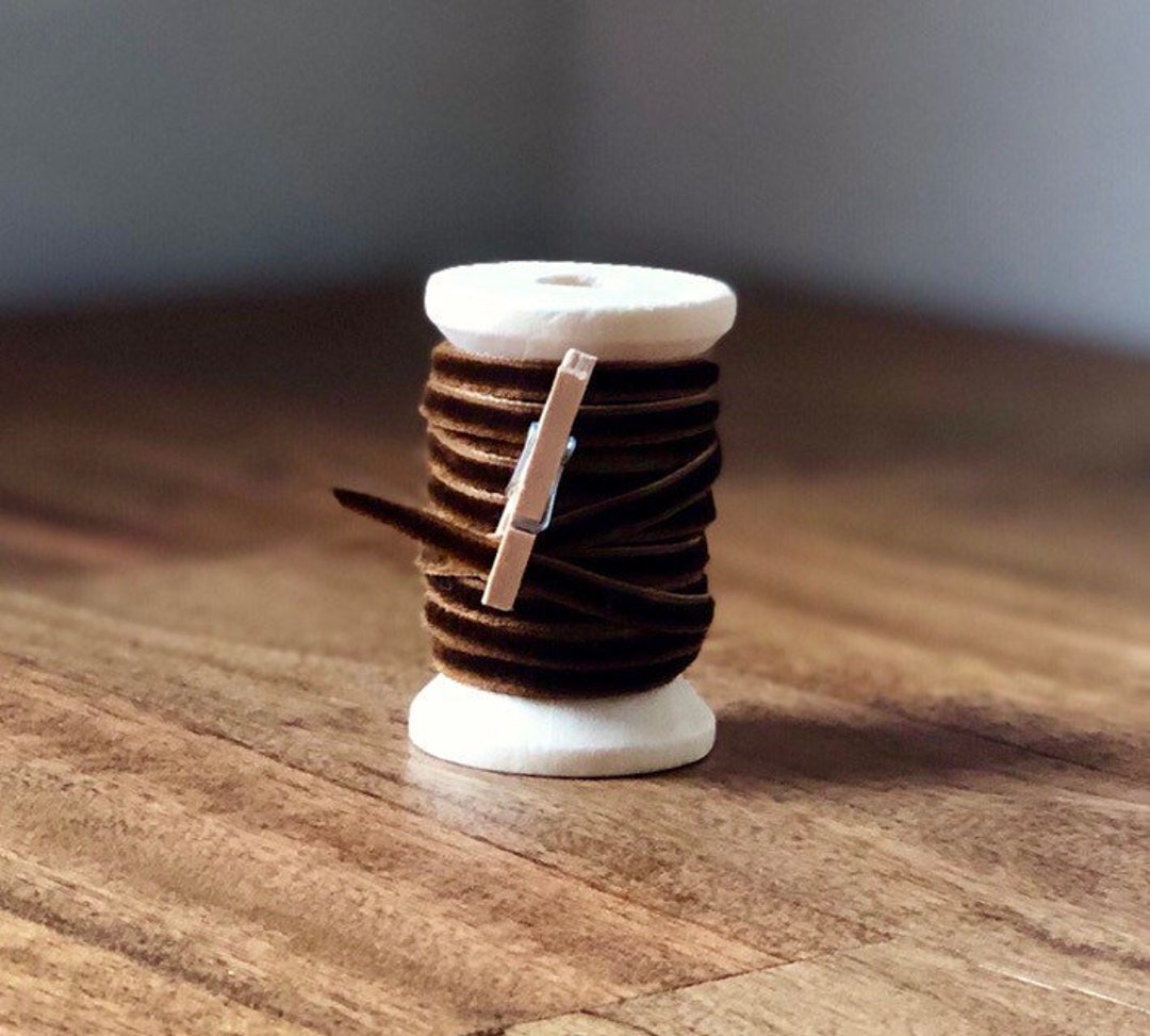 Chocolate Straw String Ribbon Chocolate Brown Velvet Ribbon, Thin Ribbon on Wooden Spool, 15 Ft - Etsy