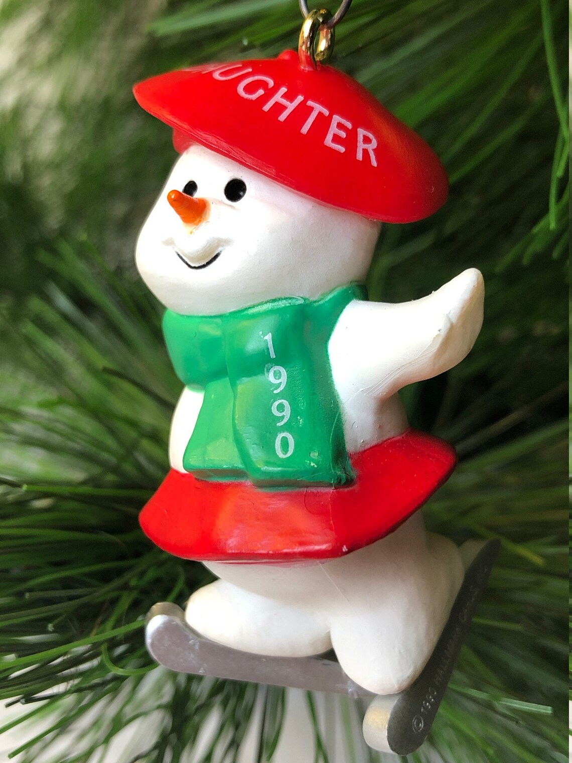 Vintage 1990 Hallmark Daughter Keepsake Ornament Etsy