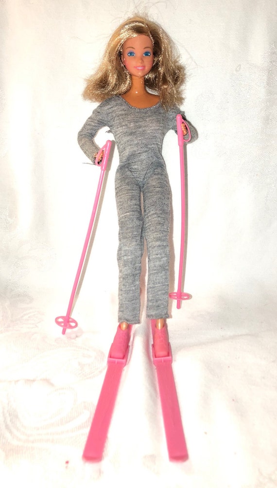 barbie ski set