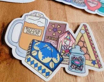 Wizard Sweets & Treats - Waterproof Laptop, Bottle, Phone Case Sticker