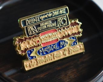 Wizard Book Stack Enamel Pin