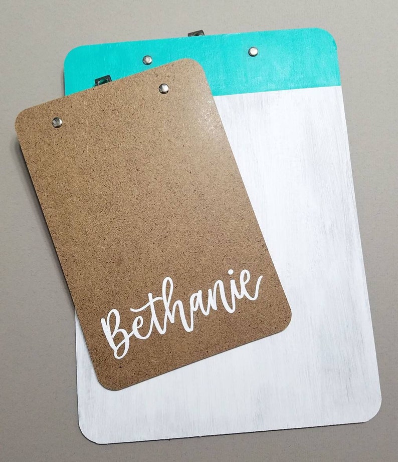 Custom Personalized Wood Clipboard Standard Size for Etsy