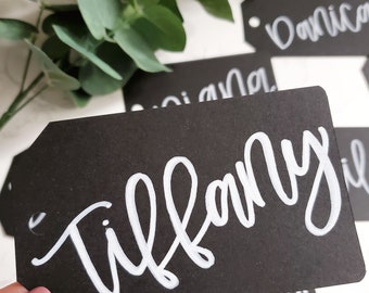 Personalized Cardstock Gift Tags - Handwritten