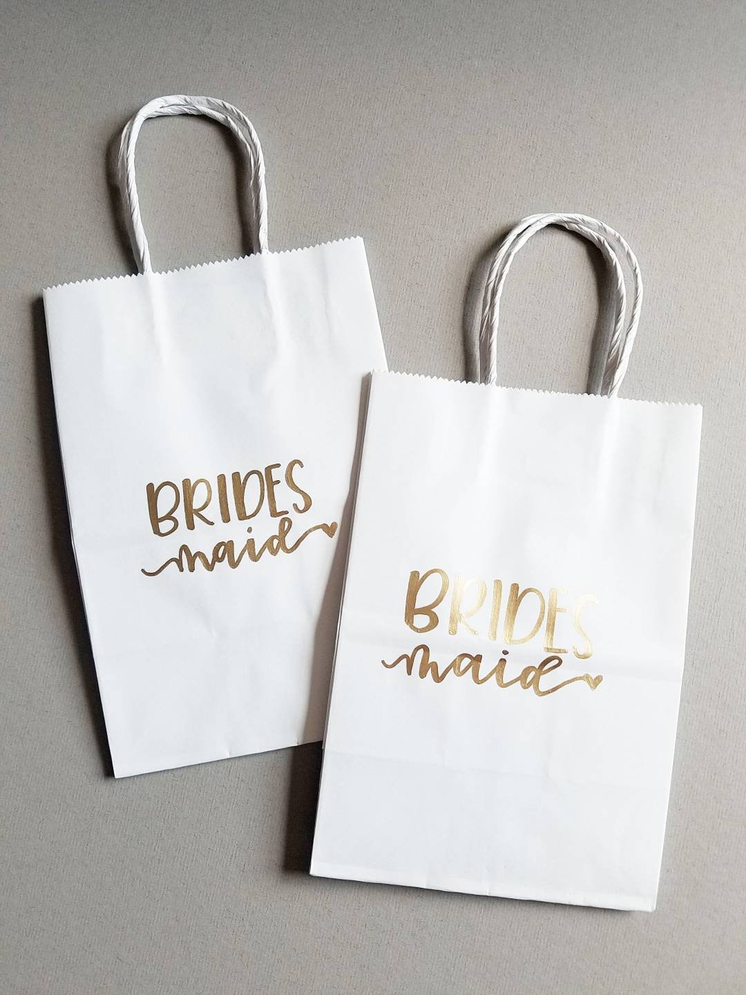 Small Custom Gift Bags Personalized Bridal Party Bridal Etsy