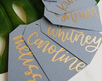 Custom Handwritten Gift Tags: Single Side Cardstock