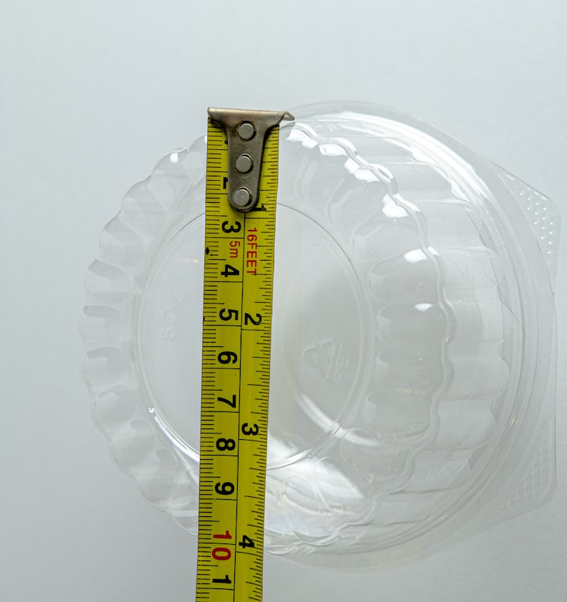 Clear Mini Bundt Cake Containers With Hinge Lid Favor 20 Etsy