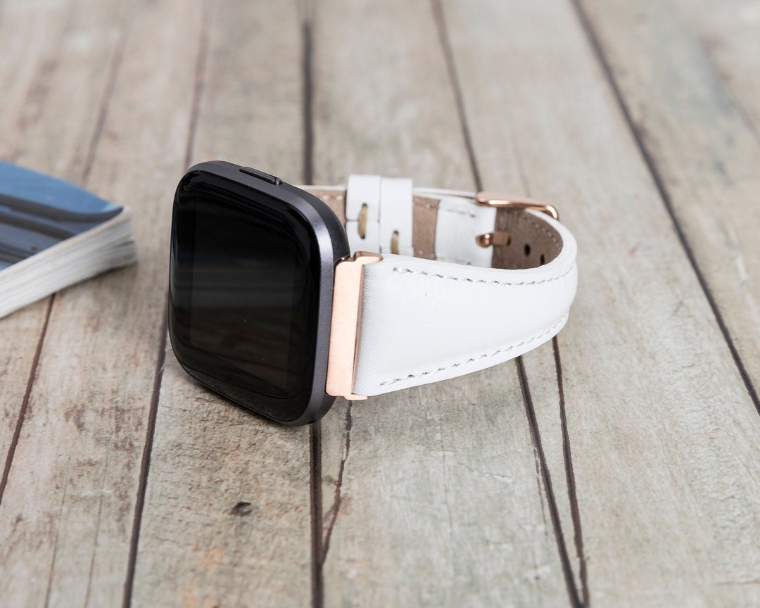 Custom Slim Fitbit Versa 3 Band, Fitbit Sense 2 Band, Leather Fitbit Band for Versa 2 3 Lite
