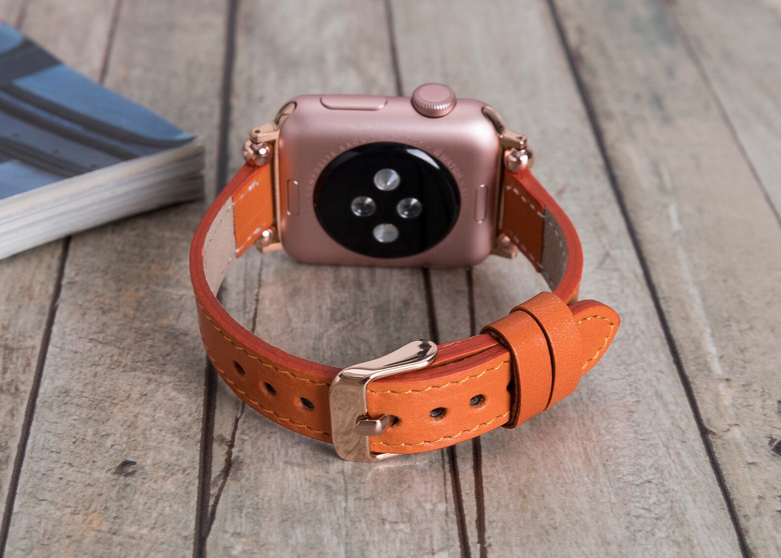 Leather Apple Watch Band 38mm 40mm 42mm 44mm Women Cute Etsy