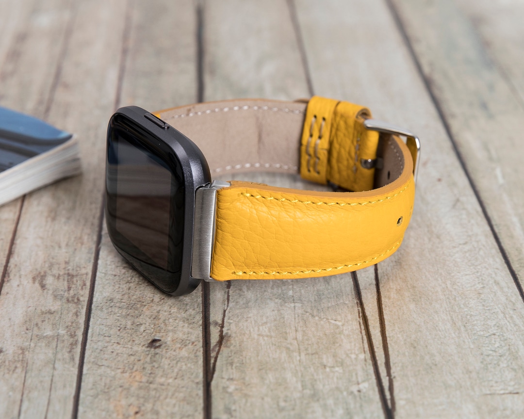 Custom Fitbit Versa 3 Band Fitbit Sense 2 Band Leather Etsy
