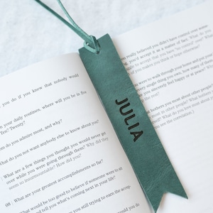 Leder Lesezeichen | Personalisierte benutzerdefinierte Lesezeichen | Echtleder Geschenk | Handgefertigtes Leder Lesezeichen, süsses Lesezeichen, Lesezeichen mit Gravur