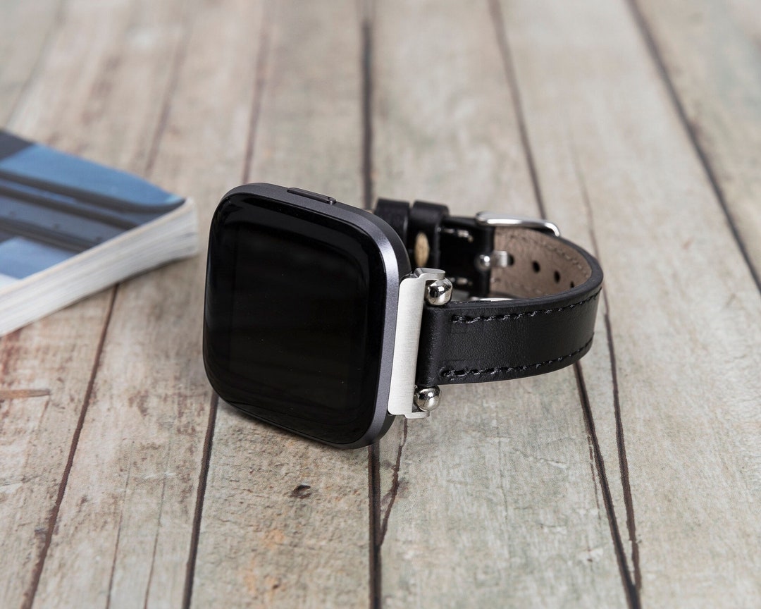 Custom Slim Fitbit Versa 3 Band Fitbit Sense 2 Band Leather Etsy