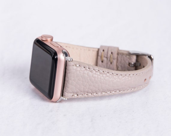 Slim iWatch Leather Band Women Strap for Apple Watch Series 9 8 7