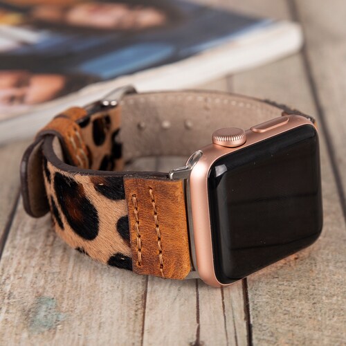 Brown Leather Apple Watch Band 38mm 40mm 41mm 42mm 44mm 45mm - Etsy