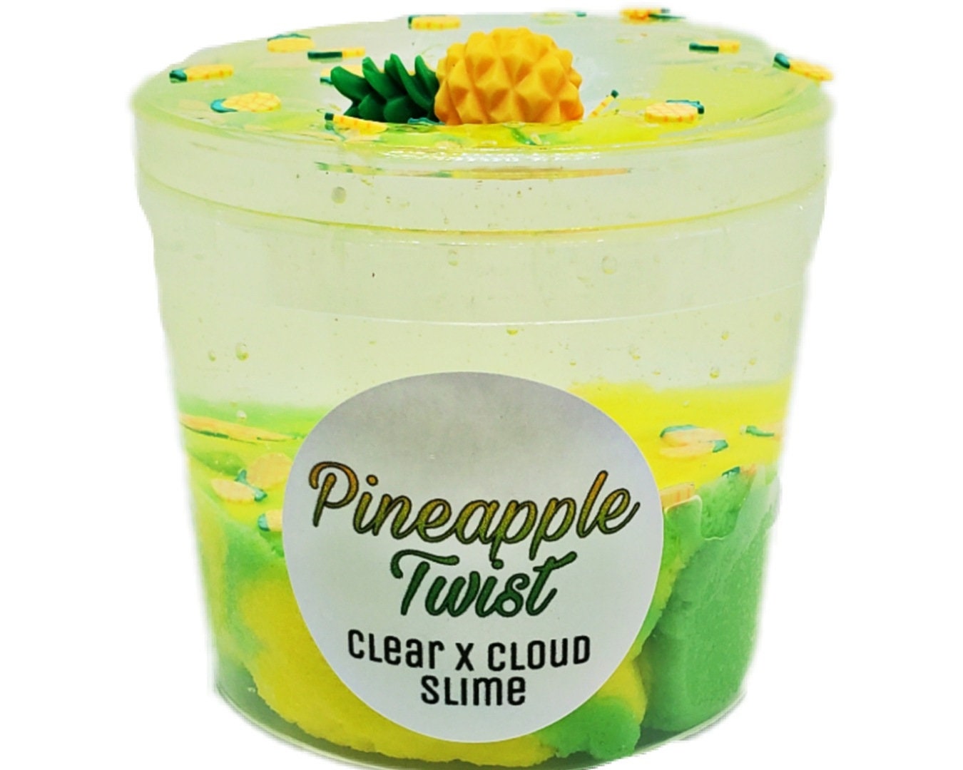 Handmade Slime Country lemonade slushie scented 8 oz container 