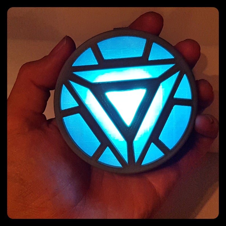 Iron Man Arc Reactor Wearable Prop Replica for cosplay costume Etsy