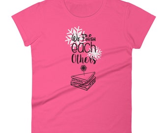 Women's We finish each others sandwiches couples shirt, disney shirts, disney couples shirt, disney family shirts, disney best friend shirts