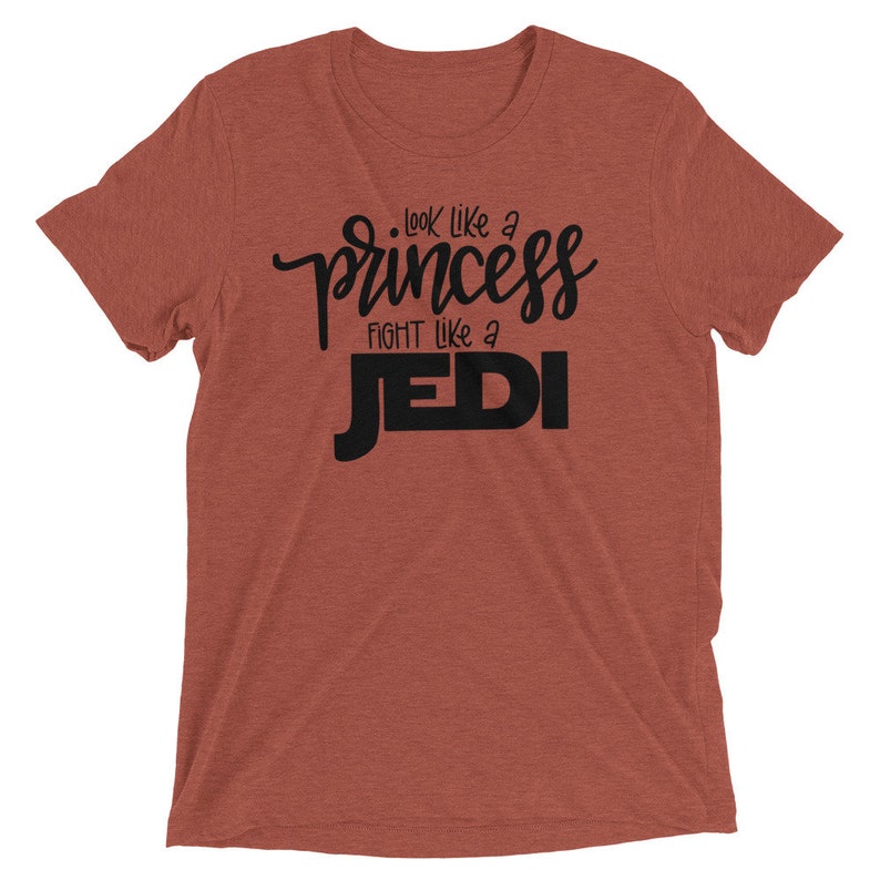 Look like a Princess Fight Like a Jedi Shirt Star Wars Disney Shirts Women Disney Shirts Star Wars Shirt Women Jedi Shirts image 2