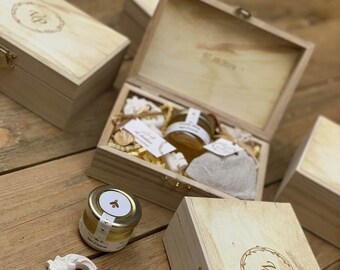 Sweet Honey box: witness request, witness gift, wedding gift, godmother
