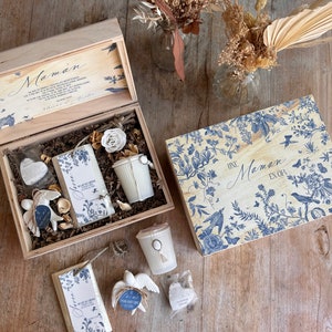 "Blue Swallow" box Mother's Day, Happy Mother's Day I love you Mom