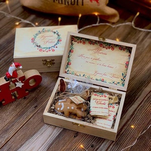 Frohe Weihnachten-Geschenkbox-Herrin