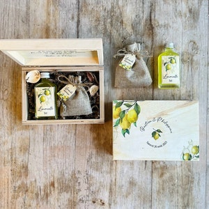 "Mini Lemon" box Witness request, wedding, witness gifts, mom gifts, bride gift, godmother request, baptism gifts