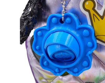 keychain Flower Spinning Gyro fidget, Fidget Spinner, Fidget Toy, Stress Relief Toy, Sensory Toy, ADHD Toy, Anxiety Toy, Worry Toy, 3D Print