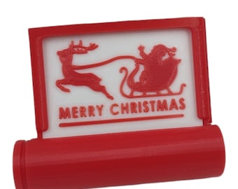 Hard Money Puzzle, Gift Card puzzle, Santa, 3D Puzzle, Maze Puzzle, 3D Printed Puzzle, 3D Printer, PLA, Money box, Puzzle box, Christmas