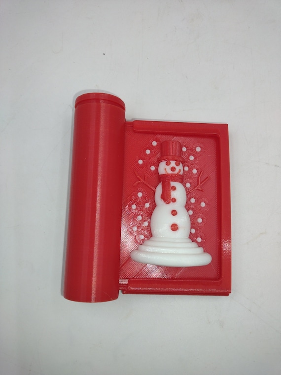 Hard Money Puzzle, Gift Card puzzle, Snowman, 3D Puzzle, Maze Puzzle, 3D Printed Puzzle, PLA, Money box, Puzzle box, Christmas, Holiday