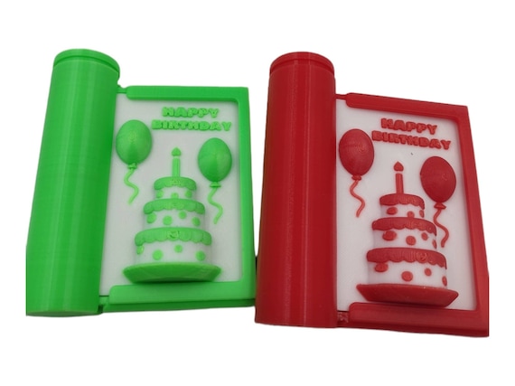 Money Puzzle, Gift Card puzzle, Birthday Cake, 4 inch 3D Puzzle, Maze Puzzle, 3D Printed Puzzle, 3D Printer, PLA, Money box, Puzzle box
