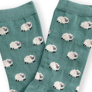 Sheep Gang Socks, Sheep Herd Socks, Cute Sheep Socks, Farmer Gift, Christmas Gift, Farmer Socks, Novelty Socks, Funny Animal Socks