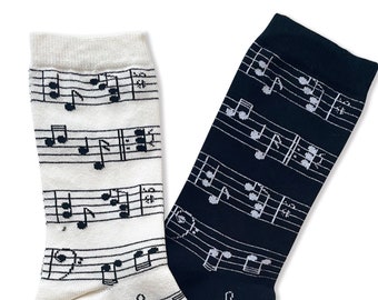 Musik Socken, Musik Noten Socken, Musiker Socken, Musik Lehrer Socken, Sänger Socken, Künstler Socken, Pianisten Socken,Socken, Ausbilder