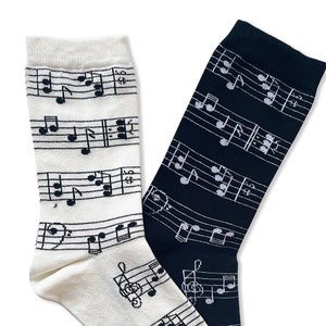 Muzieksokken, muzieknotensokken, muzikantensokken, muziekleraarsokken, zangersokken, artiestensokken, pianistensokken, kerstcadeau, trainers