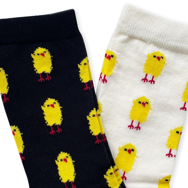 Duckling Socks, Cute Ducklings Socks, Funny Animal Socks, Chick Socks, Duck Socks, Duck Gifts, Gift For Her, Bird Sock, Women Sock