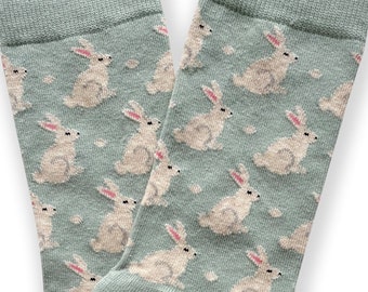 Rabbit Socks, Cute Rabbit Socks, Funny Animal Socks, Bunny Socks, Rabbit Enthusiast, Easter Gift, Easter Theme Socks