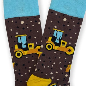 Chaussettes paysannes, cadeau sur le thème de la ferme, cadeau campagne, cadeaux agricoles pour les amateurs de tracteurs, cadeau tracteur, cadeau machine de travail, cadeau de Noël