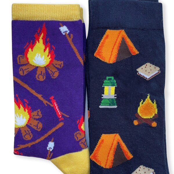 Camping Socks Etsy