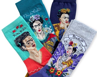 Calcetines mujer dibujo Frida Kahlo Sacha SA 2231W-10